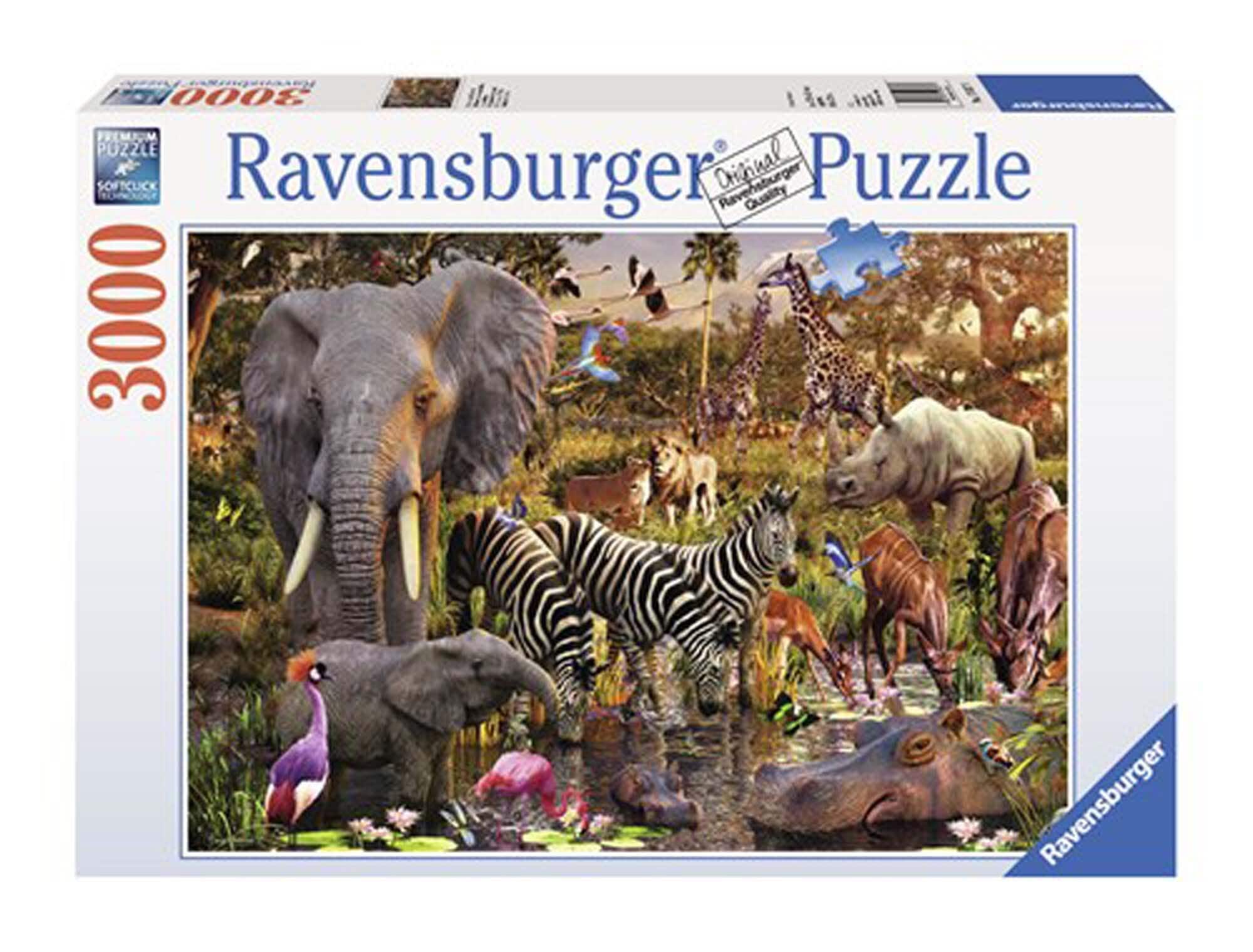 Ravensburger Puslespil, African Animals 3000 brikker
