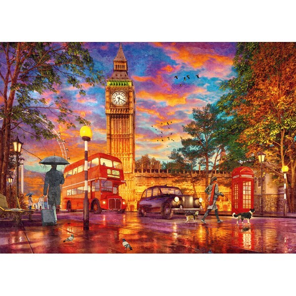 Ravensburger Puslespil, Sunset at Parliament Square 1000 brikker