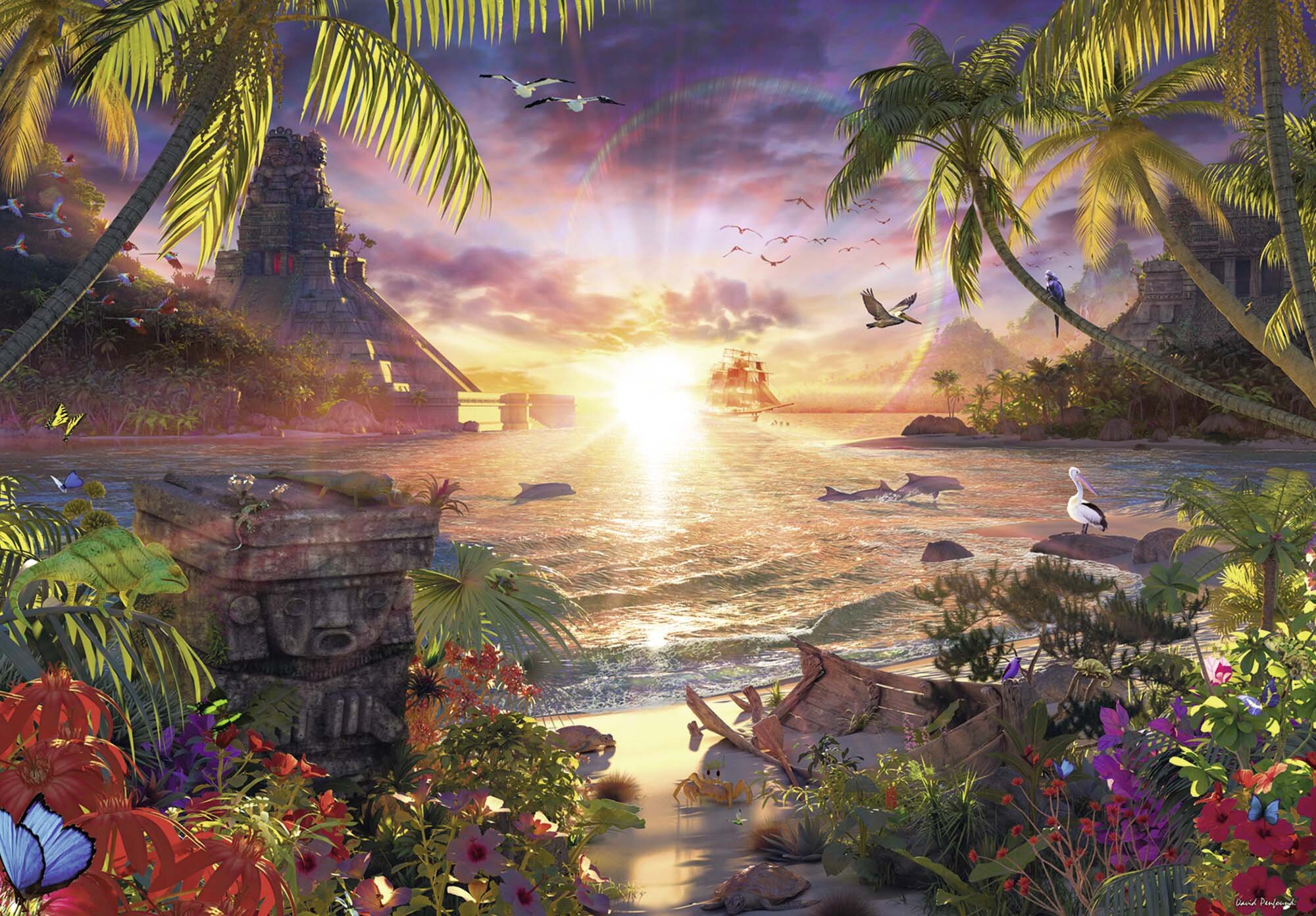 Ravensburger Puslespil, Paradise Sunset 18000 brikker