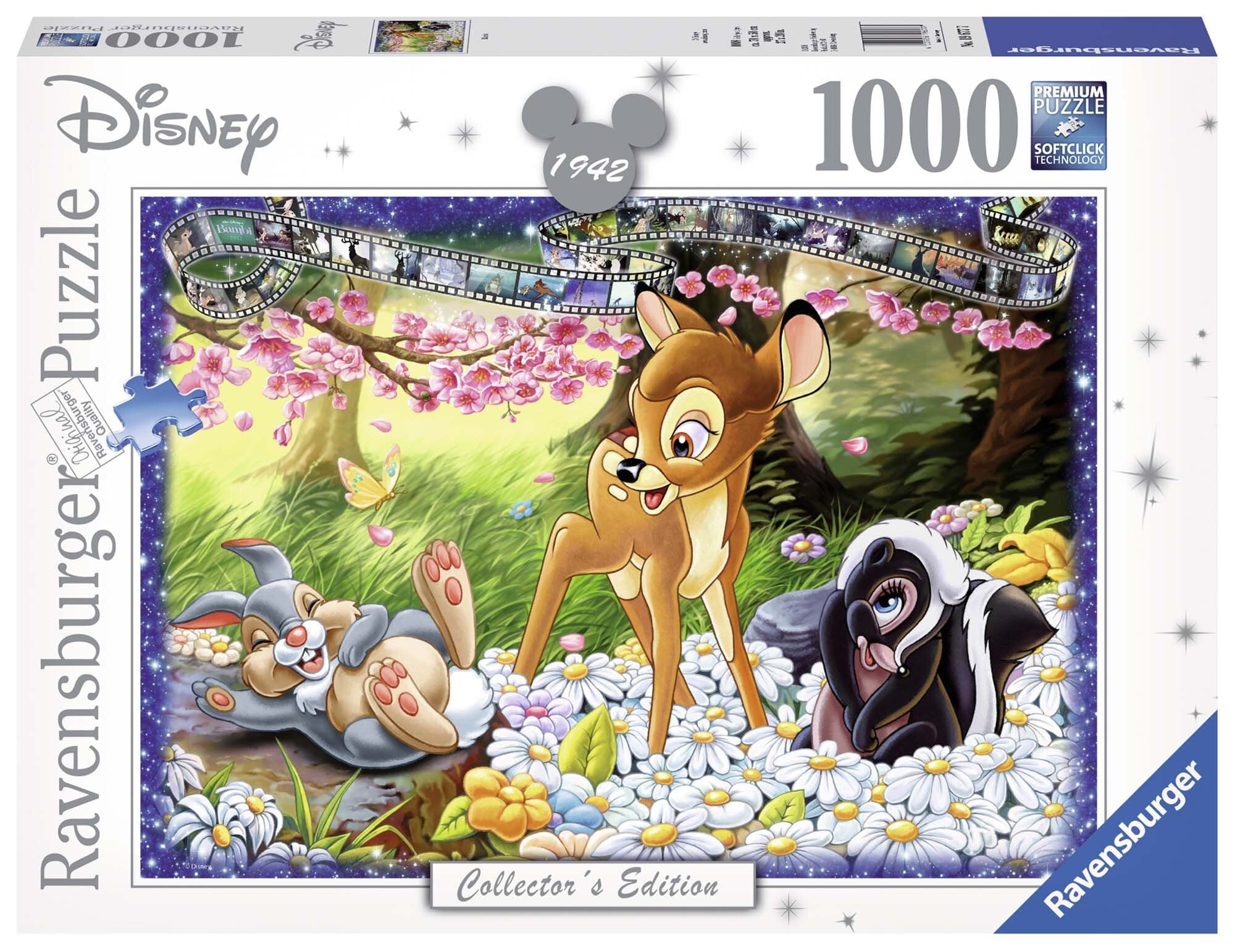 Ravensburger Puslespil, Disney - Bambi 1000 brikker