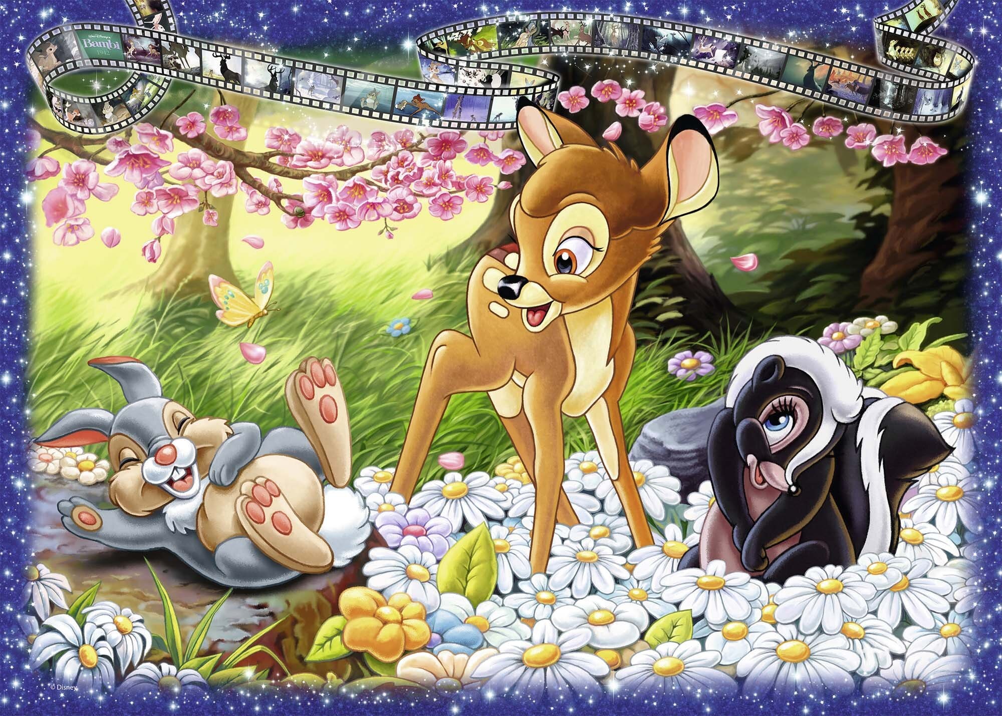 Ravensburger Puslespil, Disney - Bambi 1000 brikker
