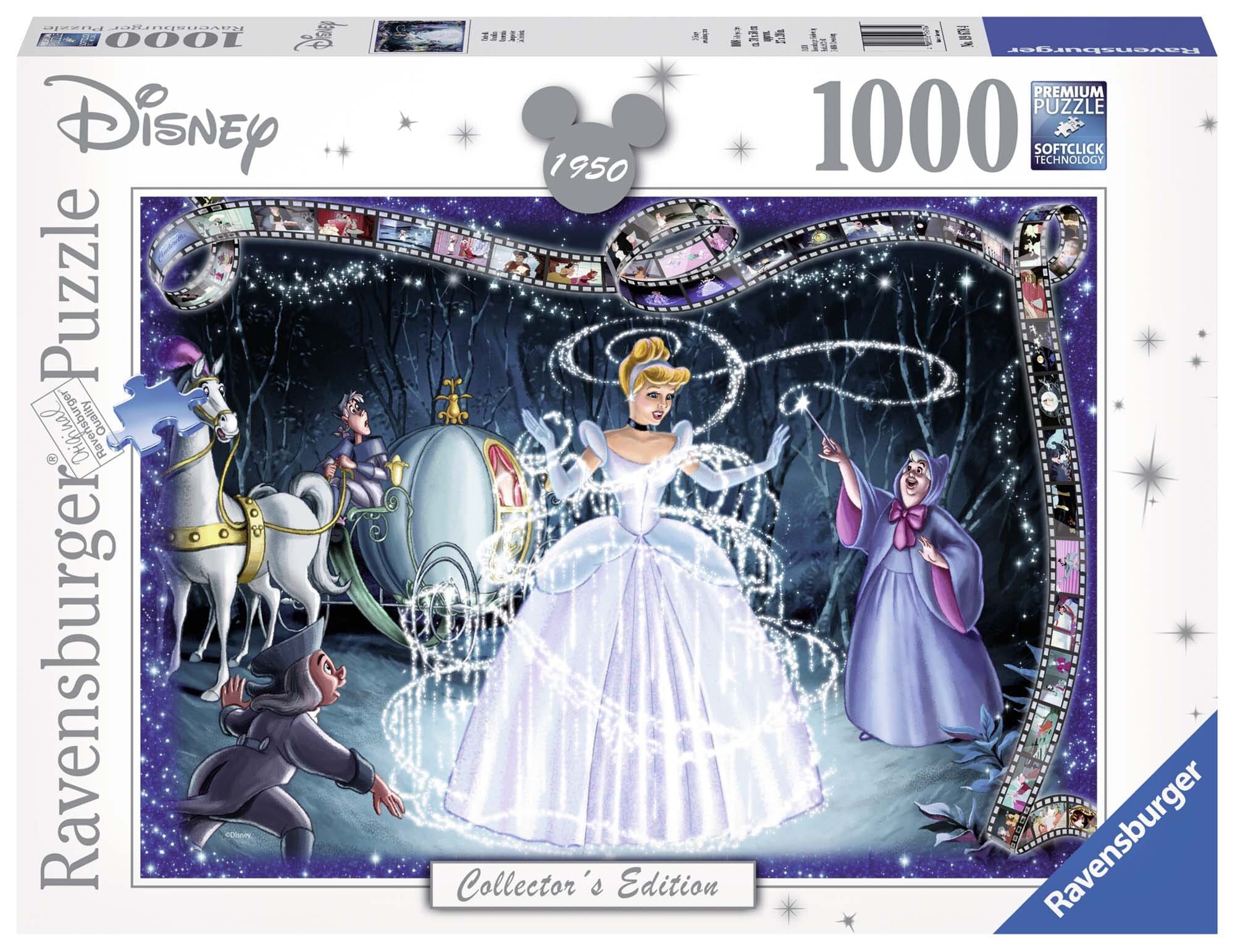 Ravensburger Puslespil, Disney - Cinderella 1000 brikker
