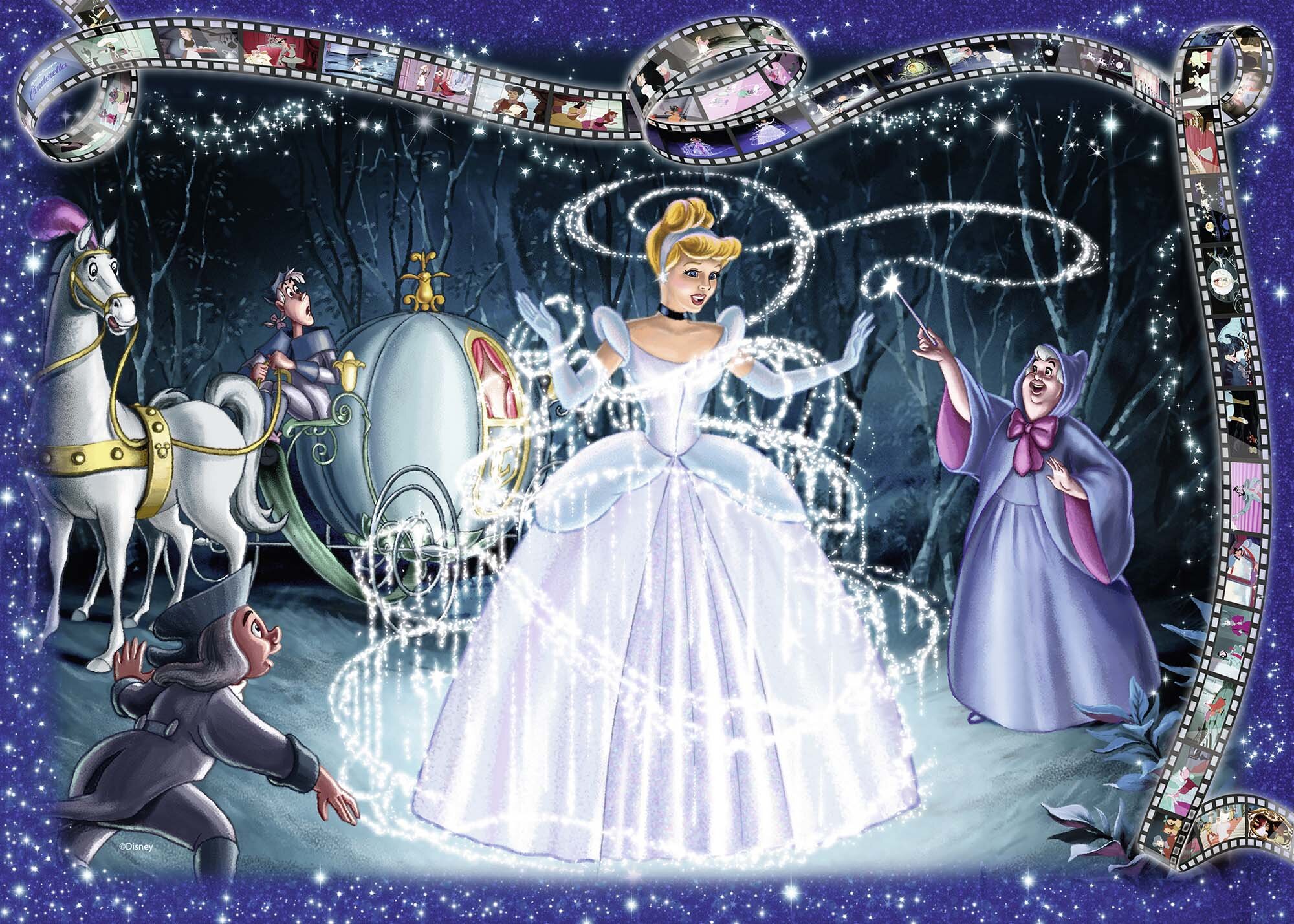 Ravensburger Puslespil, Disney - Cinderella 1000 brikker