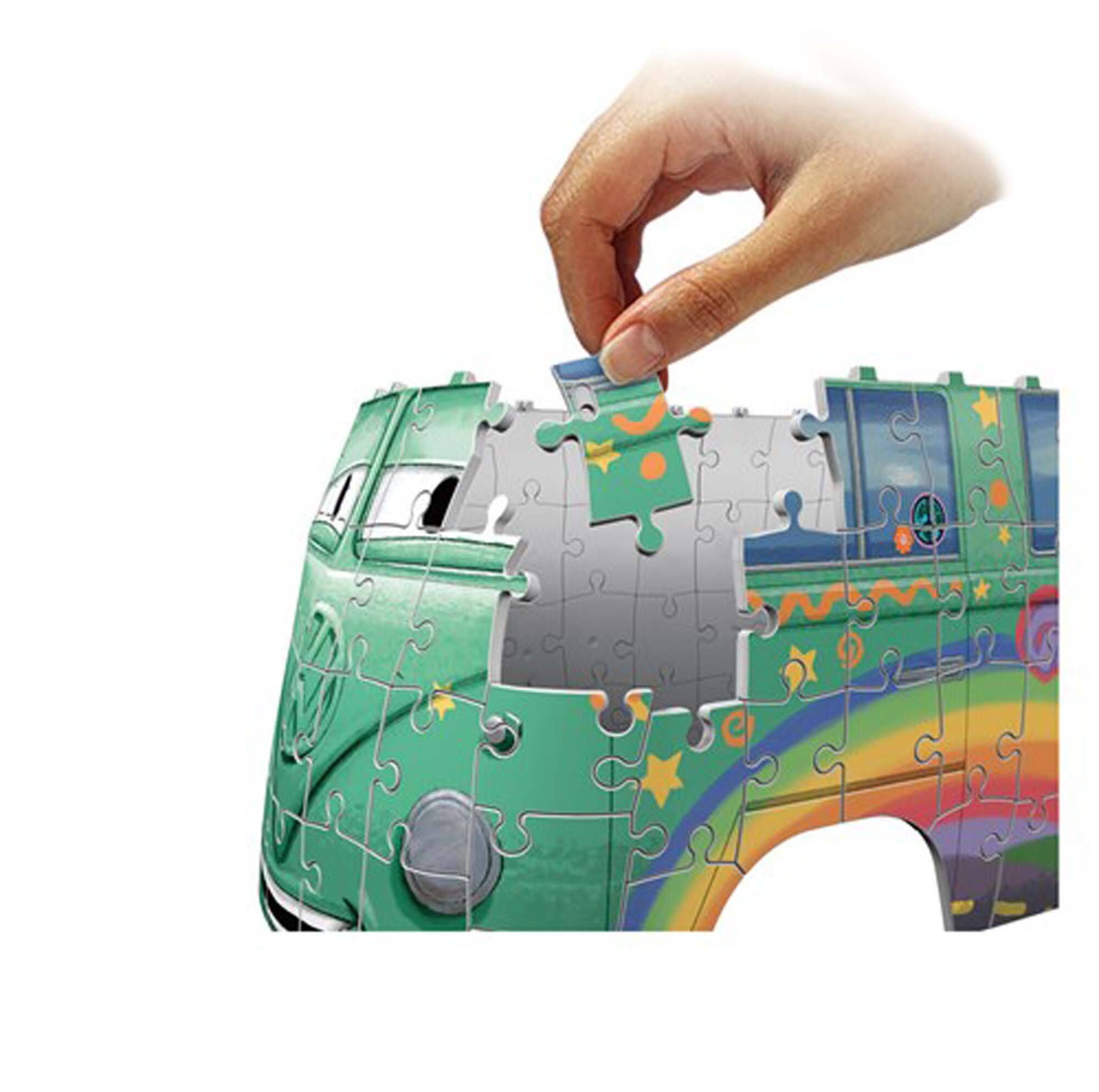 Ravensburger 3D Puslespil, Disney Cars - Volkswagen Fillmore 162 brikker