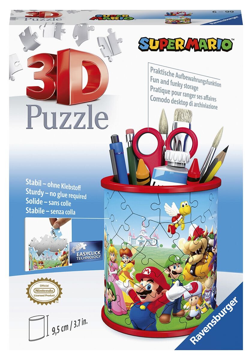 Ravensburger 3D Puslespil, Super Mario blyantsholder 54 brikker
