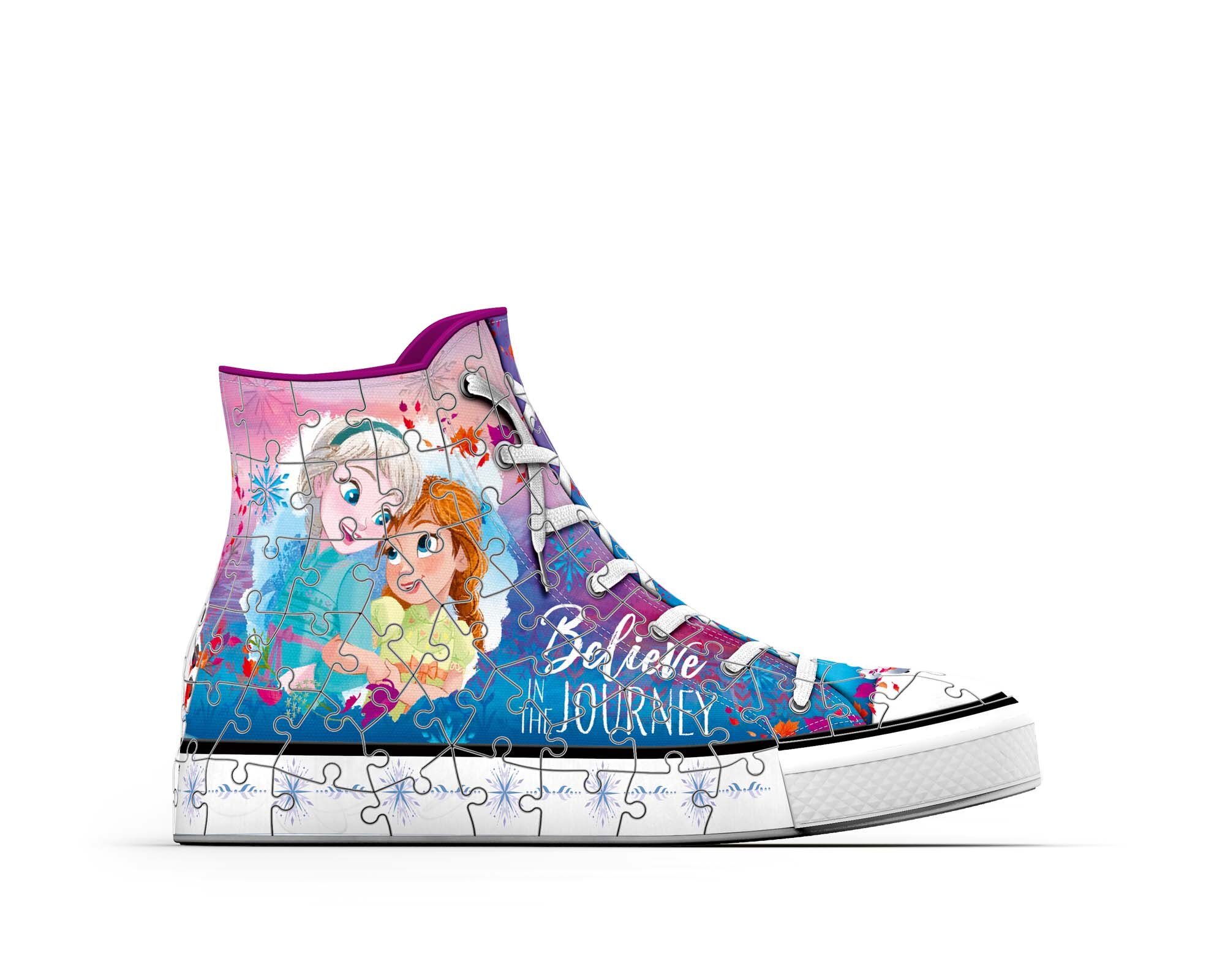 Ravensburger 3D Puslespil, Disney Frozen 2 sneaker 108 brikker