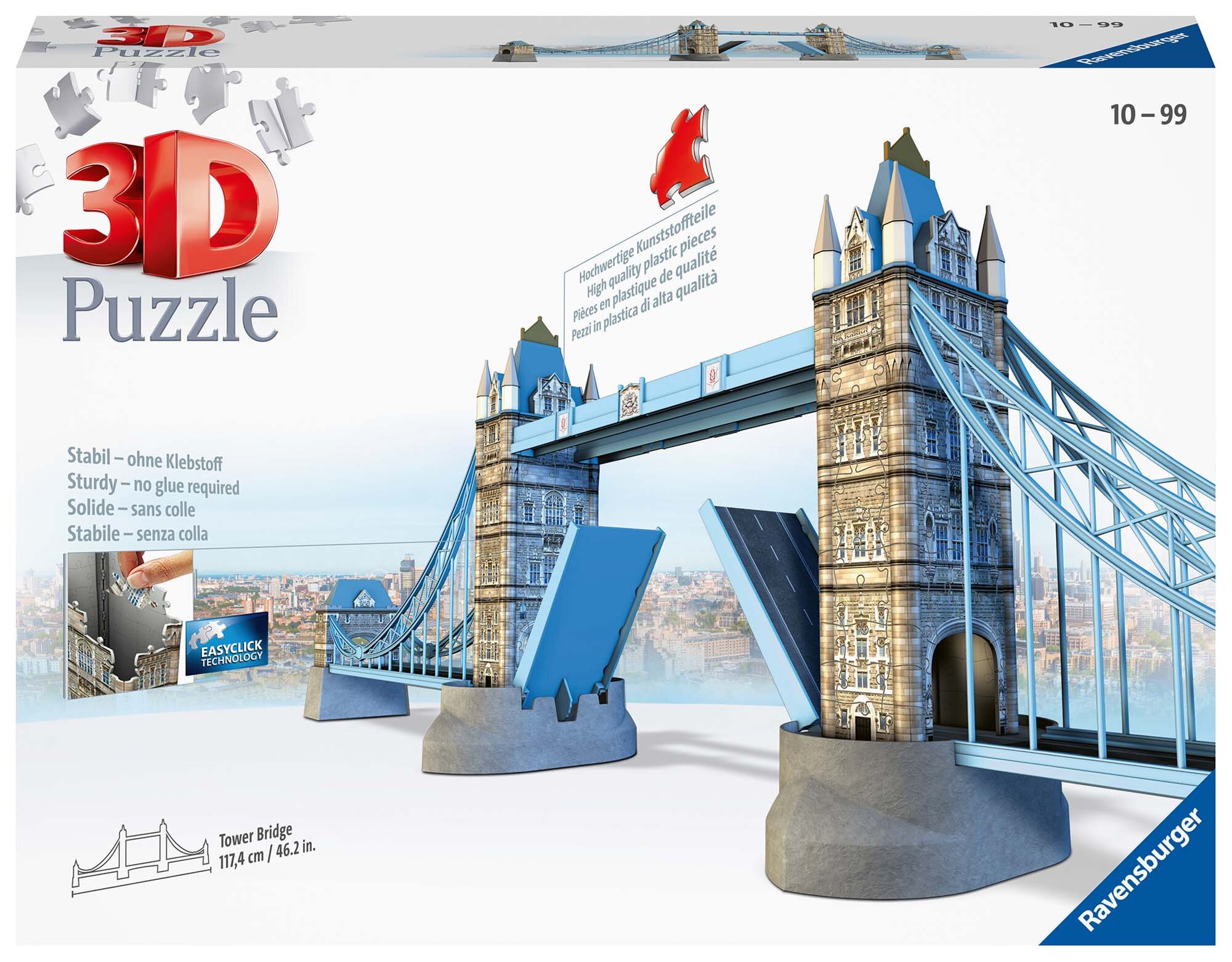 Ravensburger 3D Puslespil, Tower Bridge 216 brikker