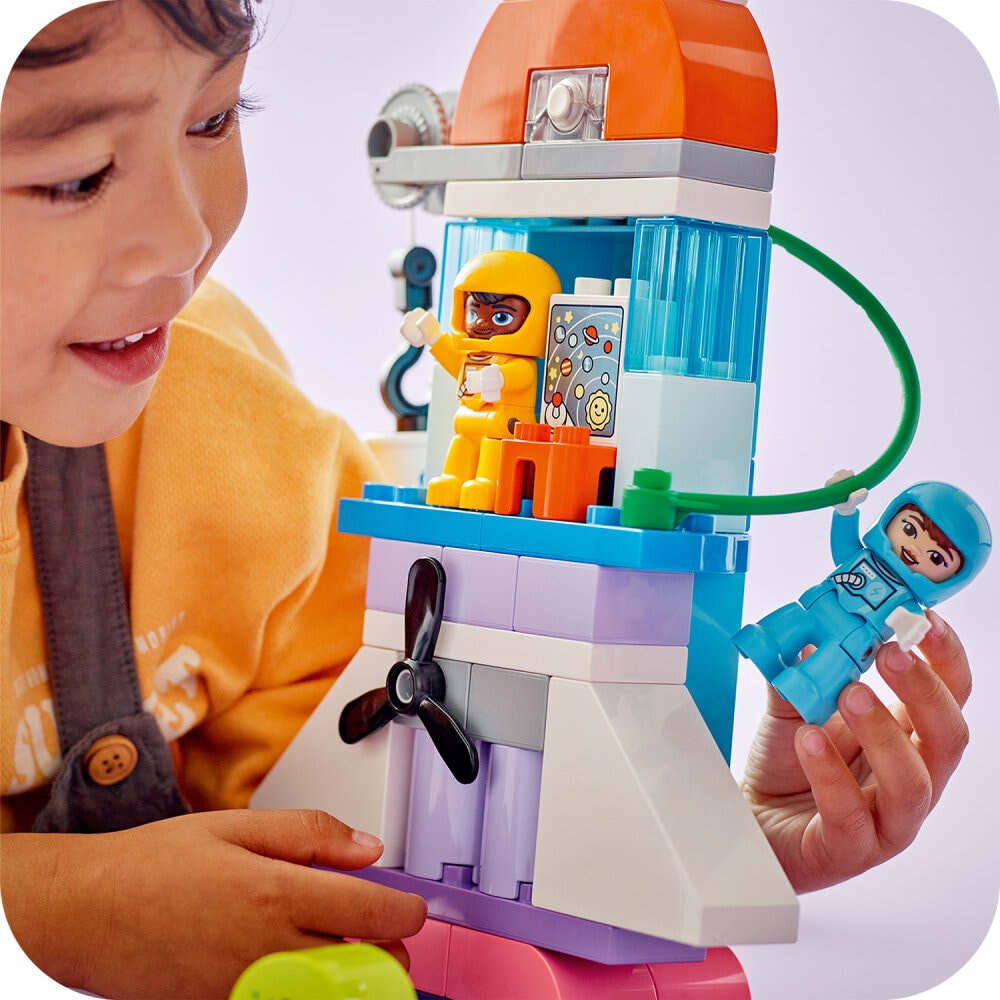 LEGO Duplo - 3-i-1-eventyr med rumfærge 3+
