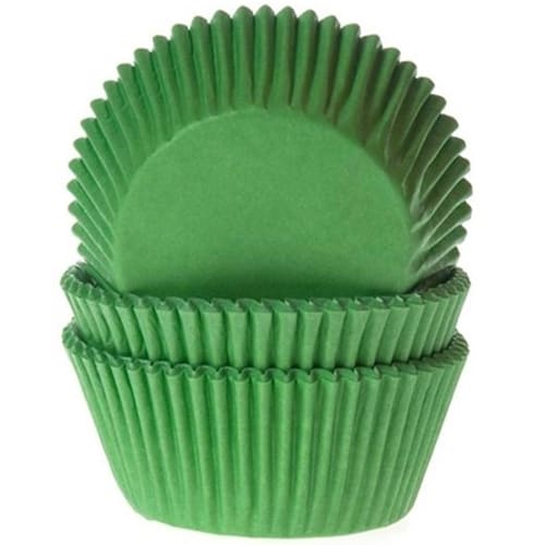 Muffinforme - Mørkegrøn 50 stk