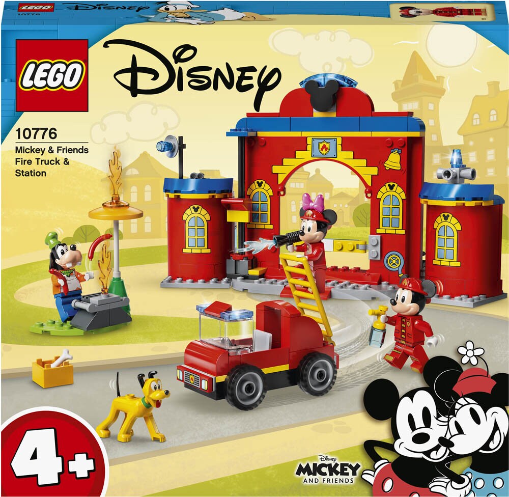 LEGO Mickey og venners brandstation og brandbil 4+