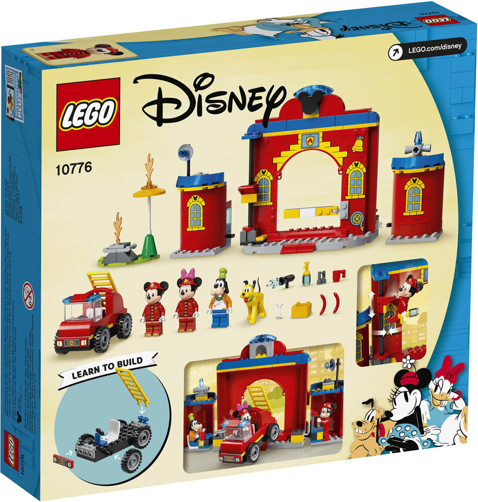 LEGO Mickey og venners brandstation og brandbil 4+