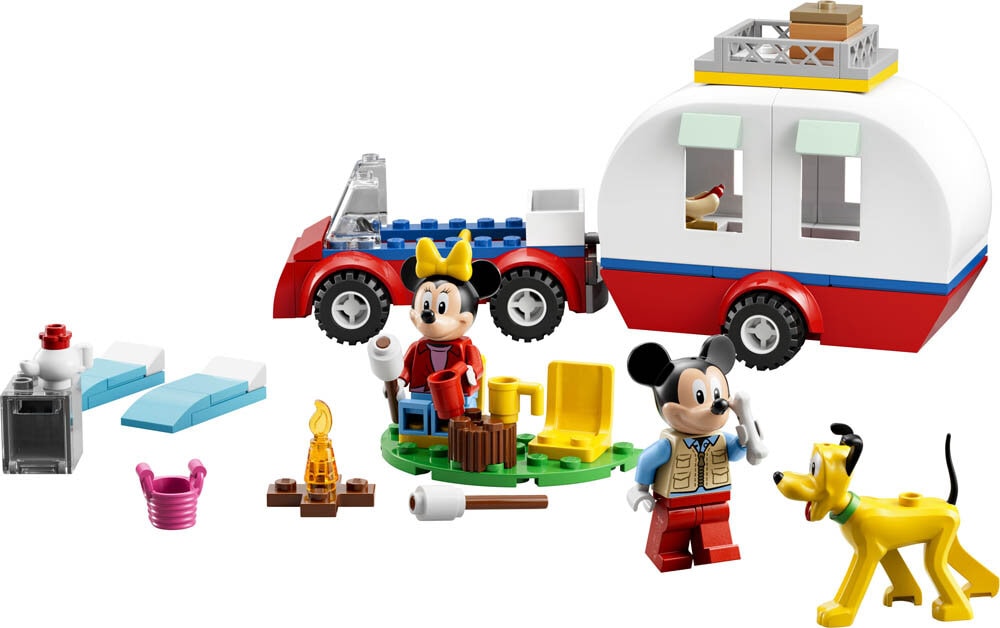 LEGO Mickey Mouse og Minnie Mouses campingtur 4+