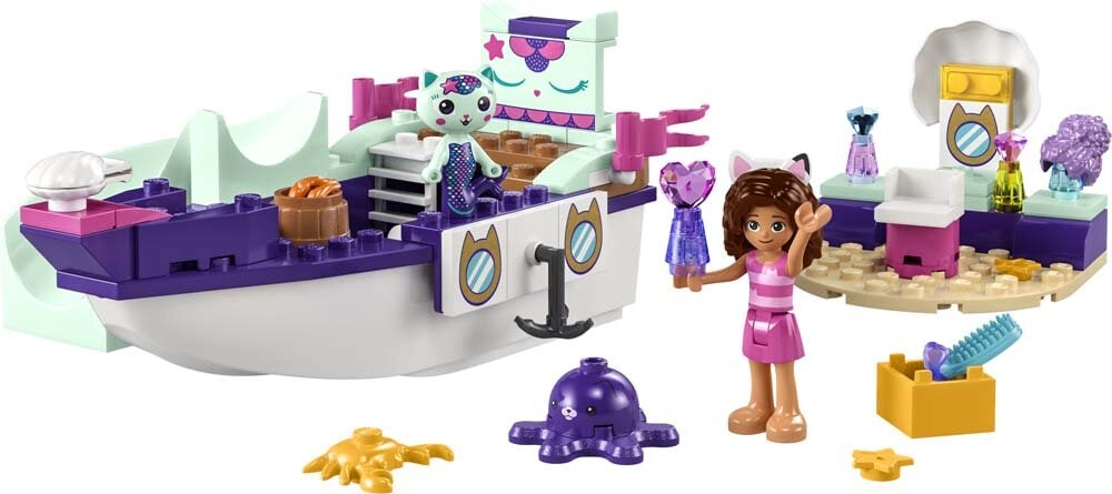 LEGO Gabby's Dollhouse - Gabby og Havkats skib og spa 4+