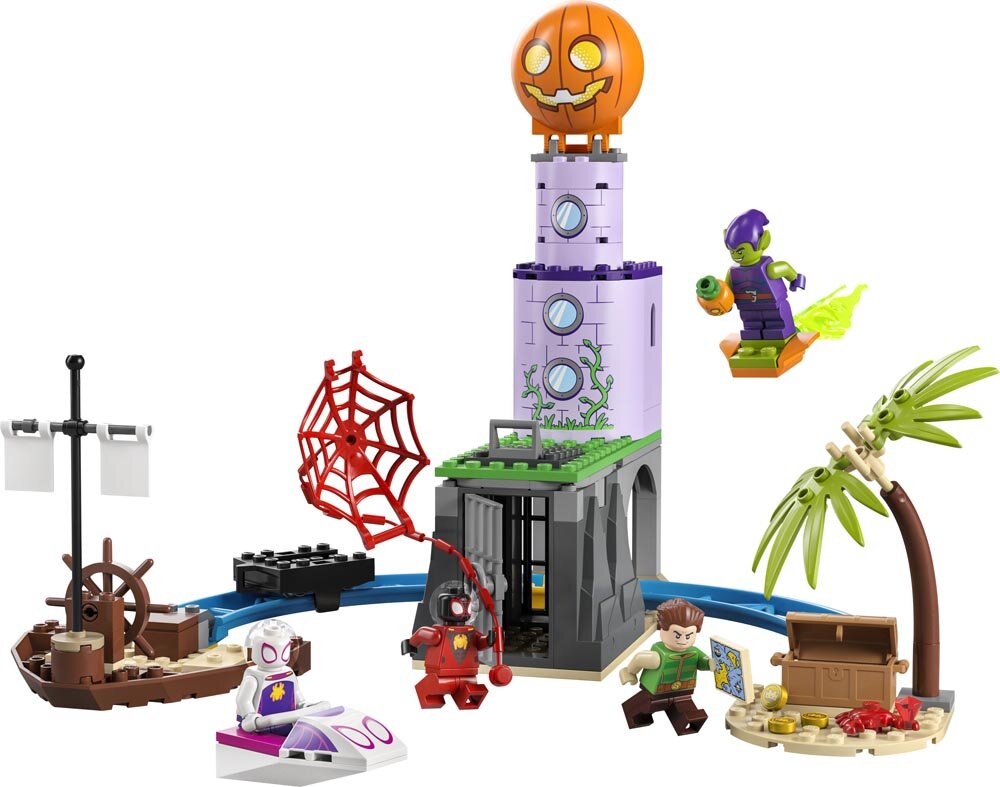LEGO Marvel - Team Spidey ved Green Goblins fyrtårn 4+