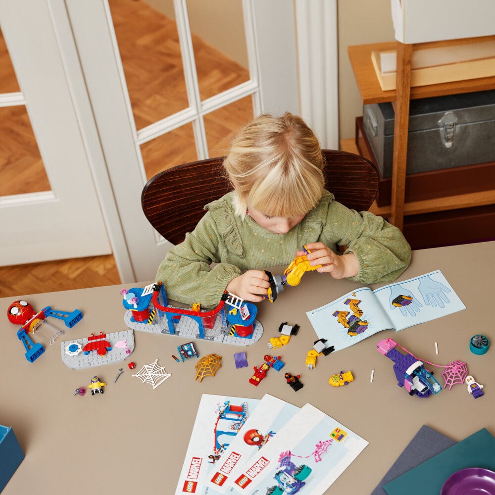 LEGO Marvel - Team Spideys netspinder-hovedkvarter 4+
