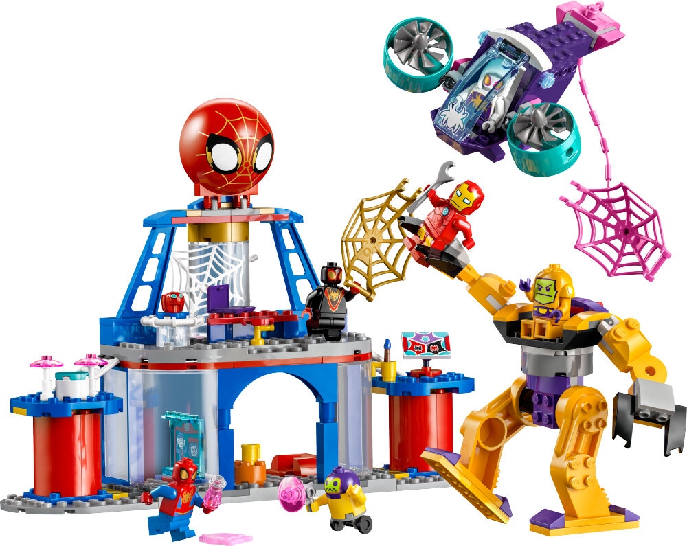 LEGO Marvel - Team Spideys netspinder-hovedkvarter 4+