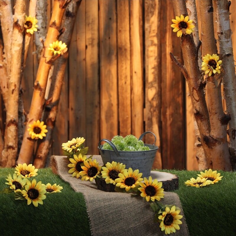 Kunstige solsikker 12 stk