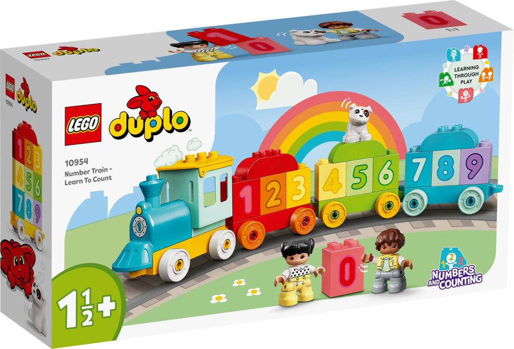LEGO Duplo - Tog med tal – lær at tælle 1+