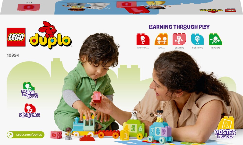 LEGO Duplo - Tog med tal – lær at tælle 1+