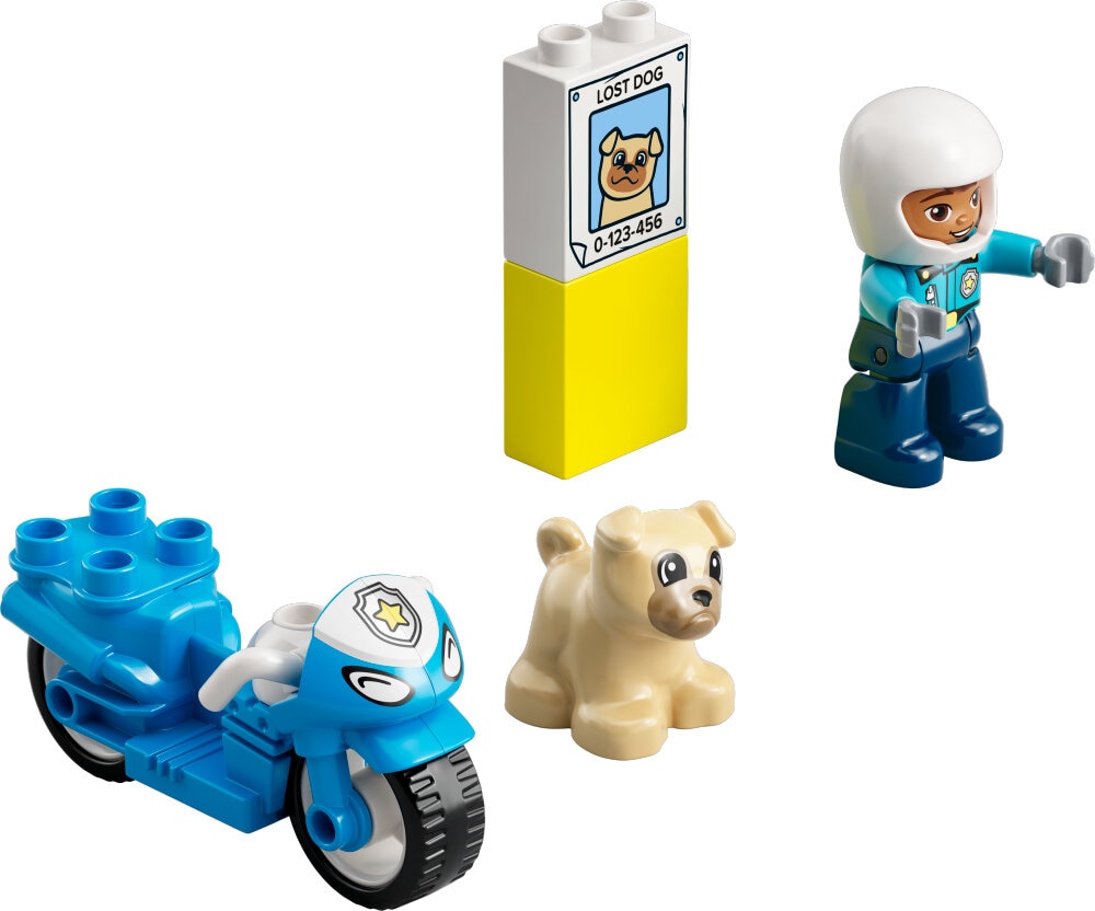LEGO Duplo - Politimotorcykel 2+