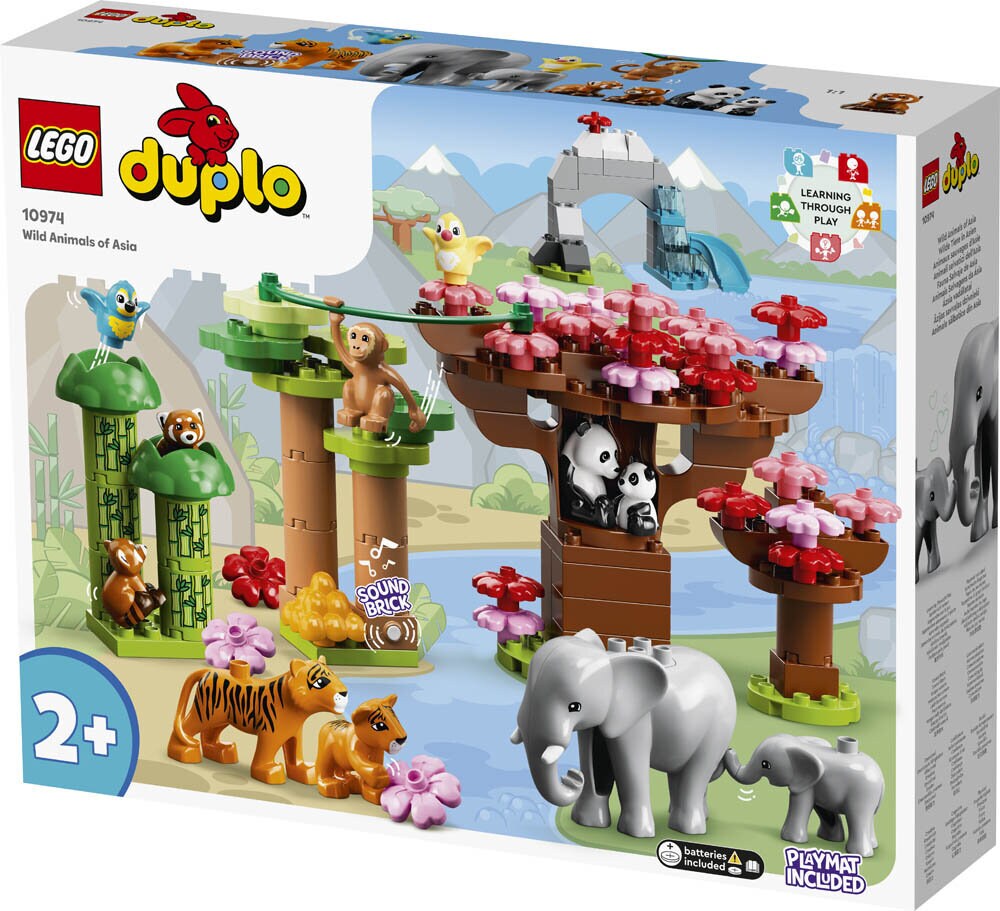 LEGO Duplo Asiens vilde dyr 2+