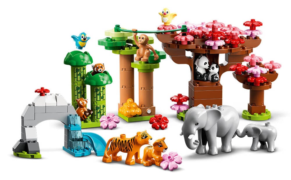 LEGO Duplo Asiens vilde dyr 2+