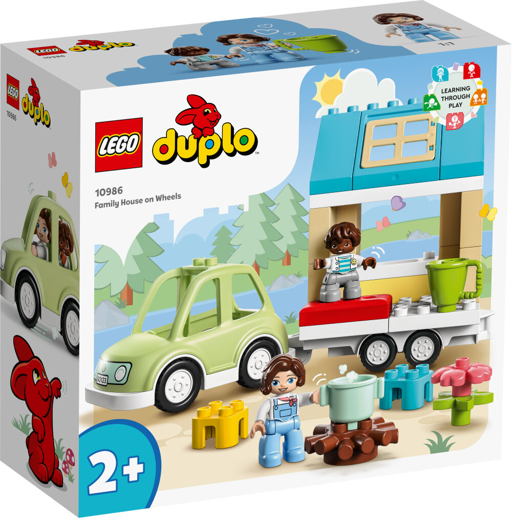 LEGO Duplo - Familiehus på hjul 2+