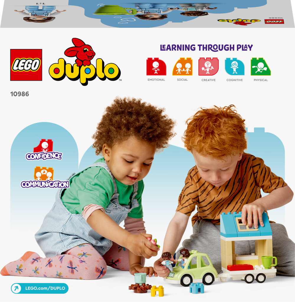 LEGO Duplo - Familiehus på hjul 2+