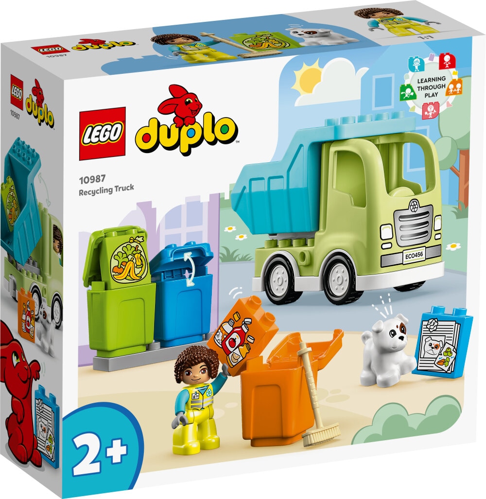 LEGO Duplo - Affaldssorteringsbil 2+