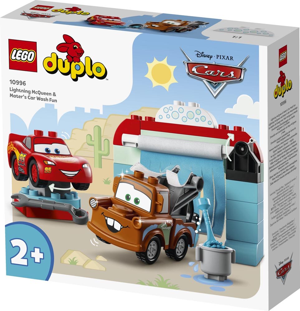 LEGO Duplo - Lynet McQueen og Bumles sjove bilvask 2+