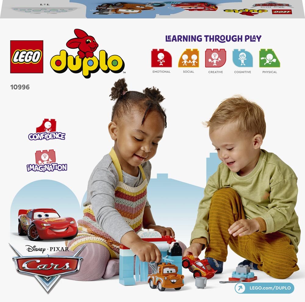 LEGO Duplo - Lynet McQueen og Bumles sjove bilvask 2+