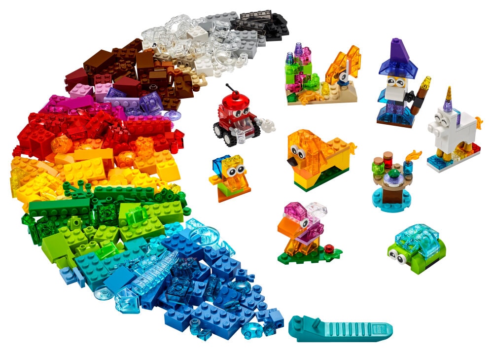 LEGO Classic - Kreative gennemsigtige klodser 4+