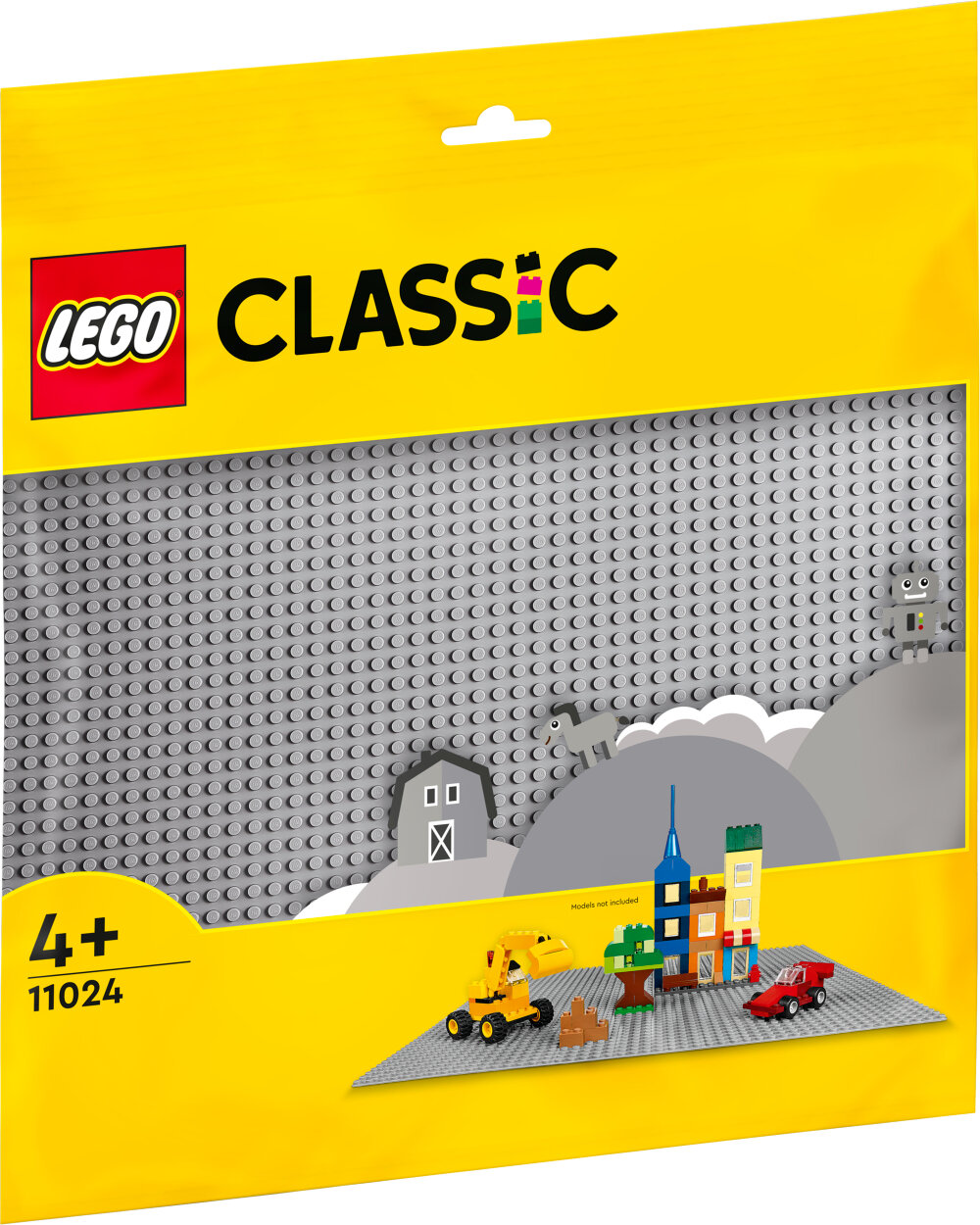 LEGO Classic - Grå byggeplade 4+