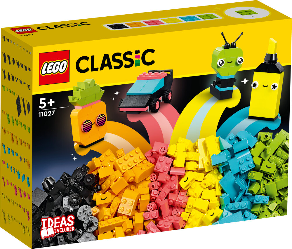 LEGO Classic - Kreativt sjov med neonfarver 5+
