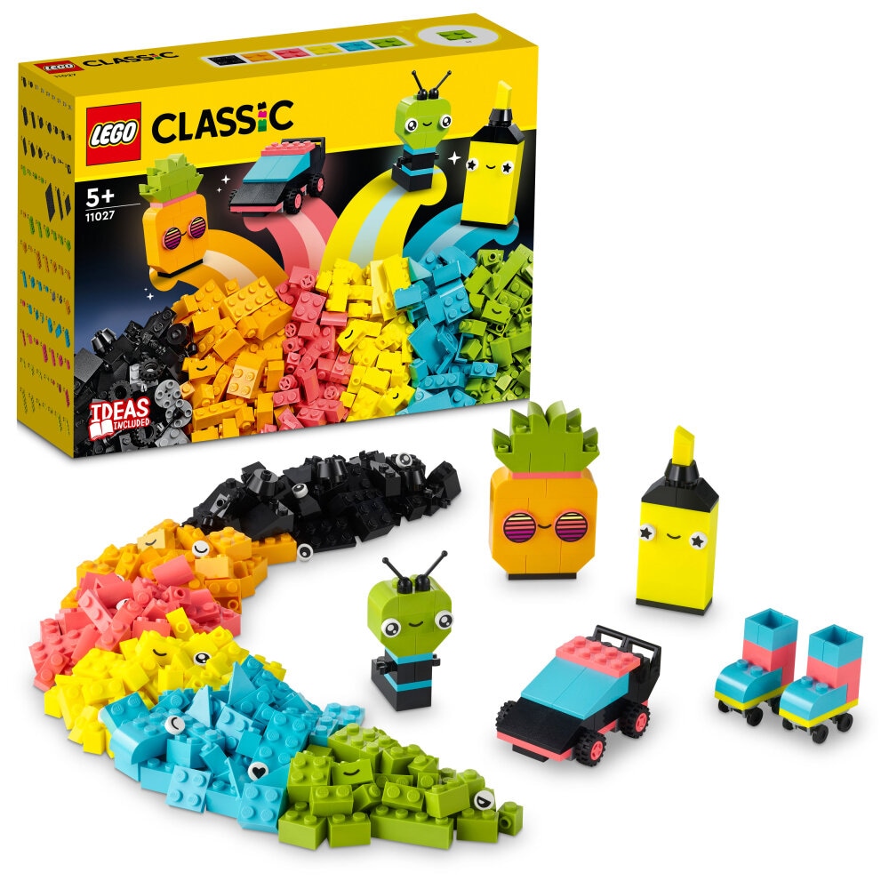 LEGO Classic - Kreativt sjov med neonfarver 5+
