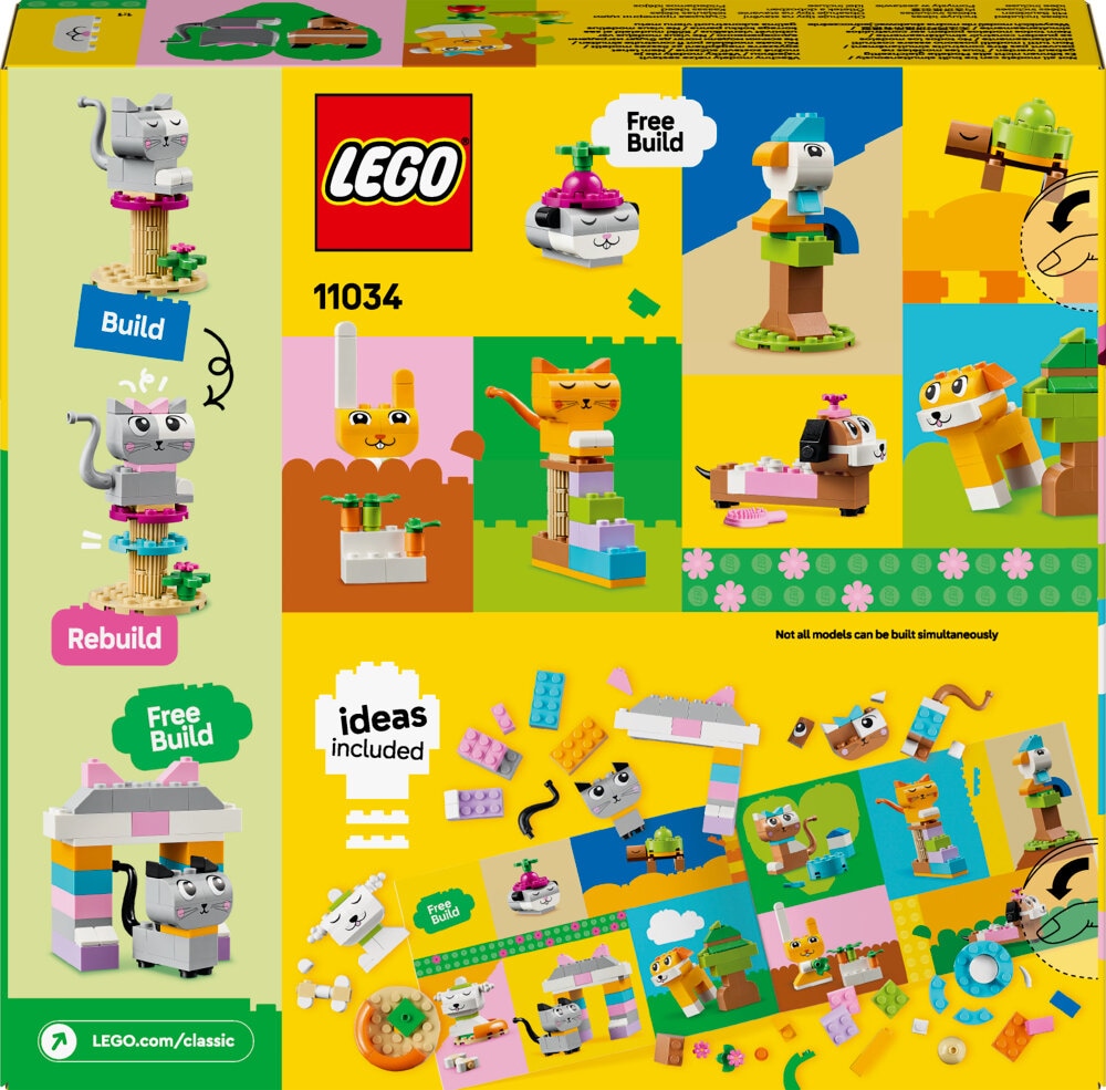LEGO Classic - Kreative kæledyr 5+