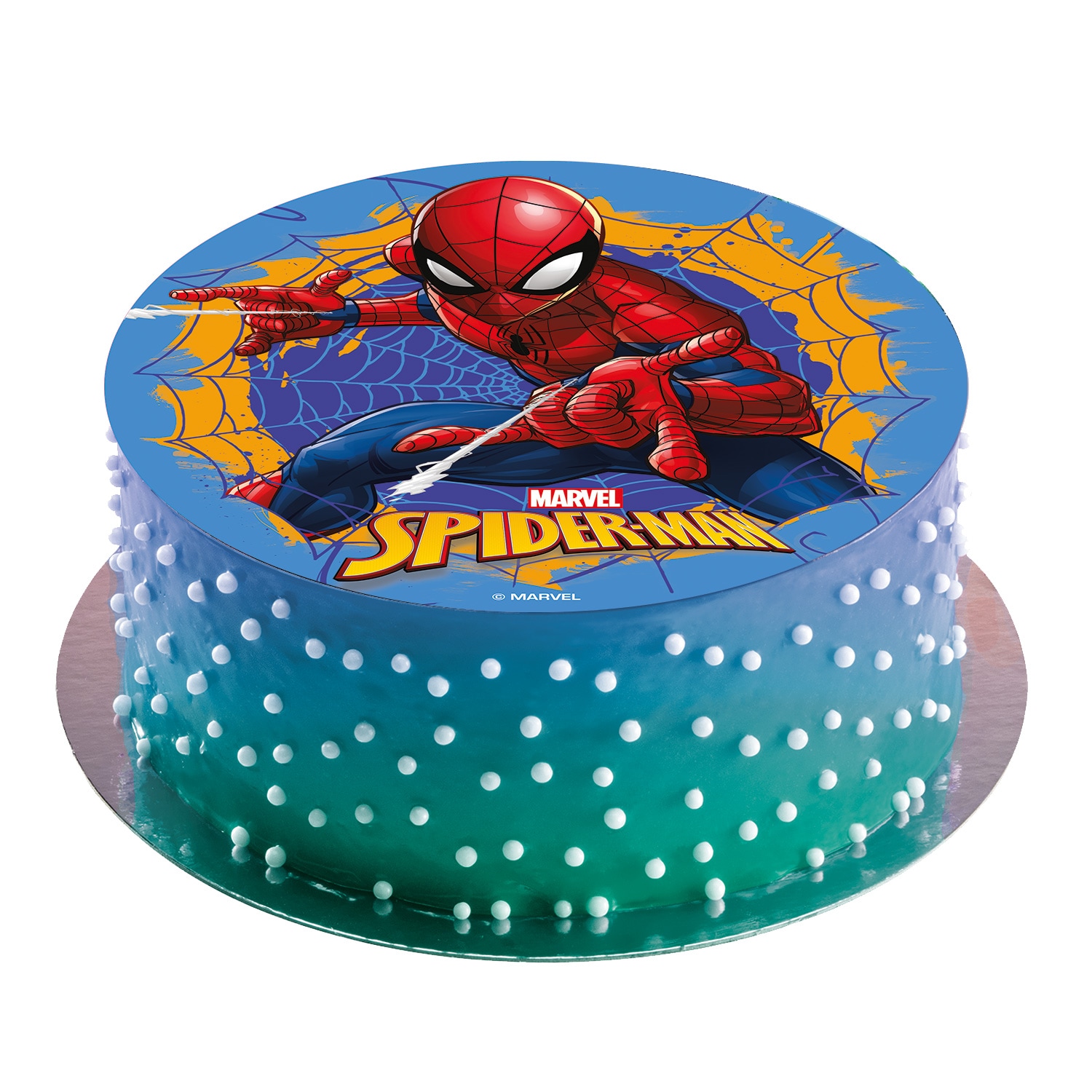 Kageprint Spiderman - Vaffelpapir 20 cm