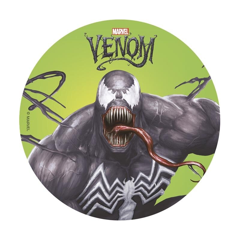 Kageprint Venom - Vaffelpapir 20 cm