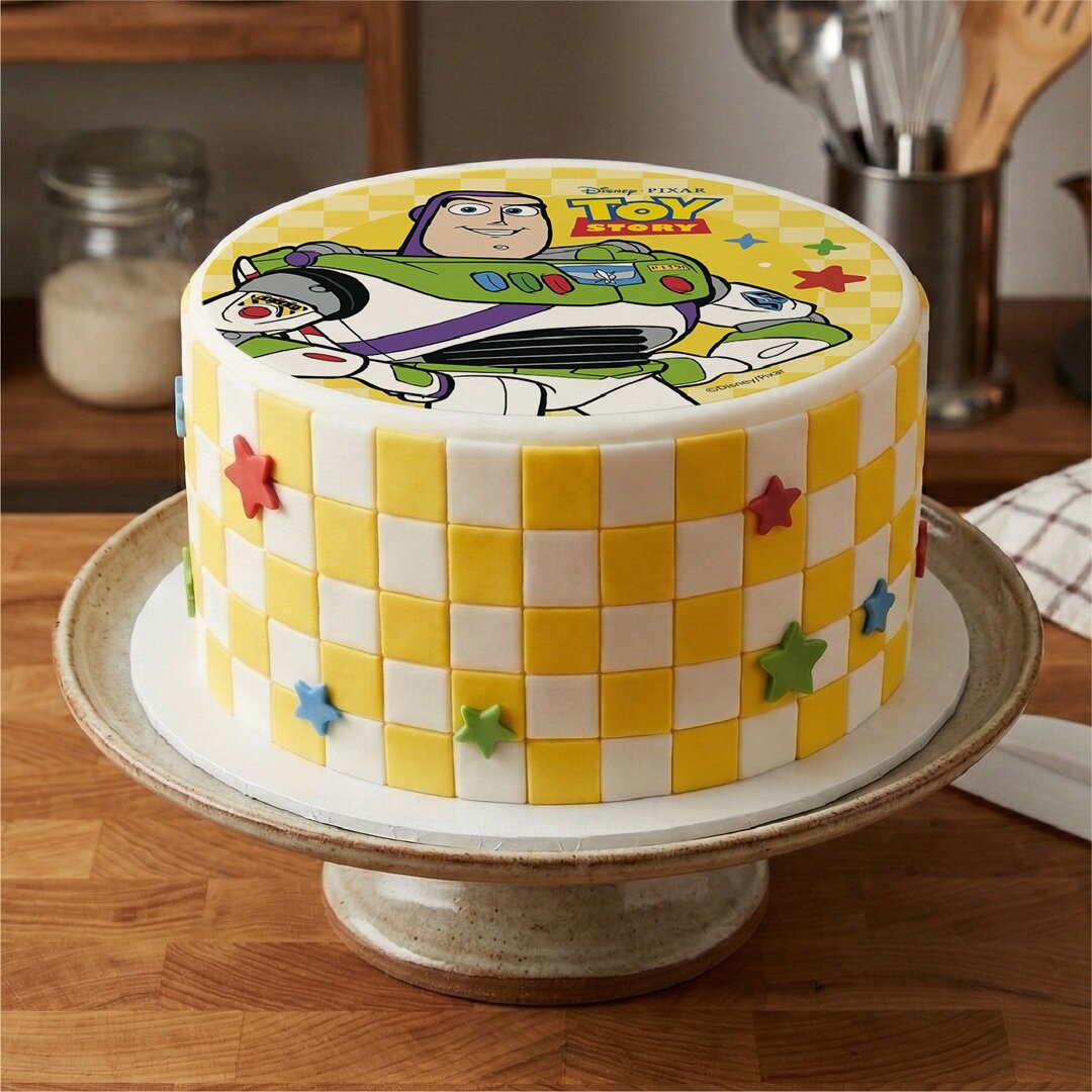 Kageprint Toy Story Buzz Lightyear - Vaffelpapir 20 cm