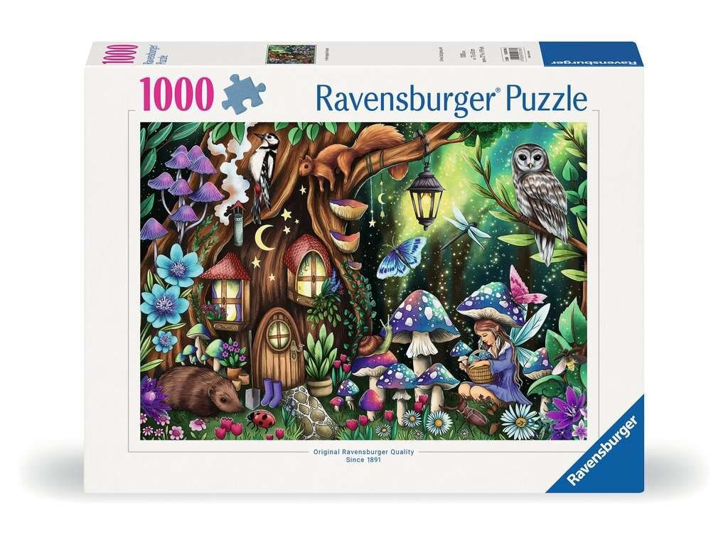 Ravensburger Puslespil - Den magiske skov 1000 brikker