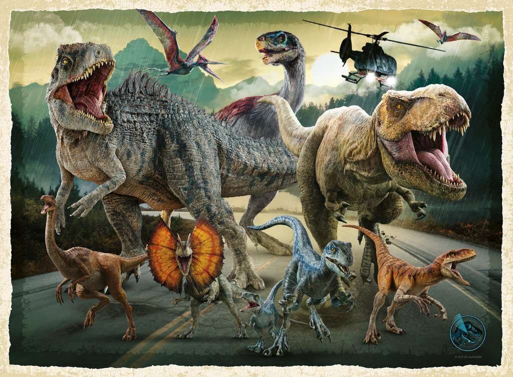 Ravensburger Puslespil - Jurassic World 200 brikker