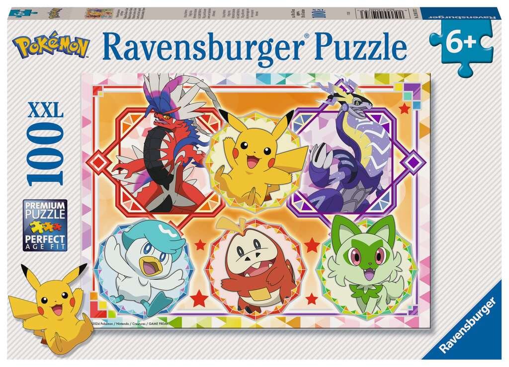 Ravensburger Puslespil - Pokémon 100 brikker