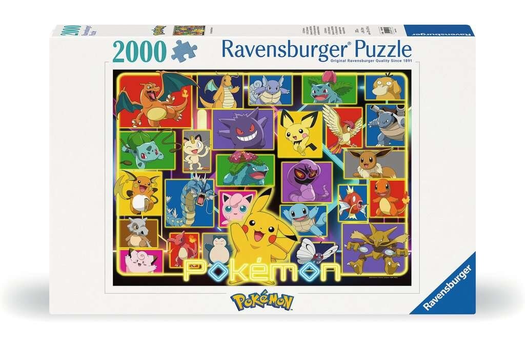 Ravensburger Puslespil - Pokémon 2000 brikker