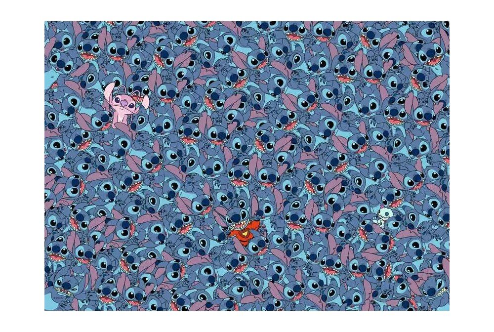 Ravensburger Puslespil - Stitch Challenge 1000 brikker