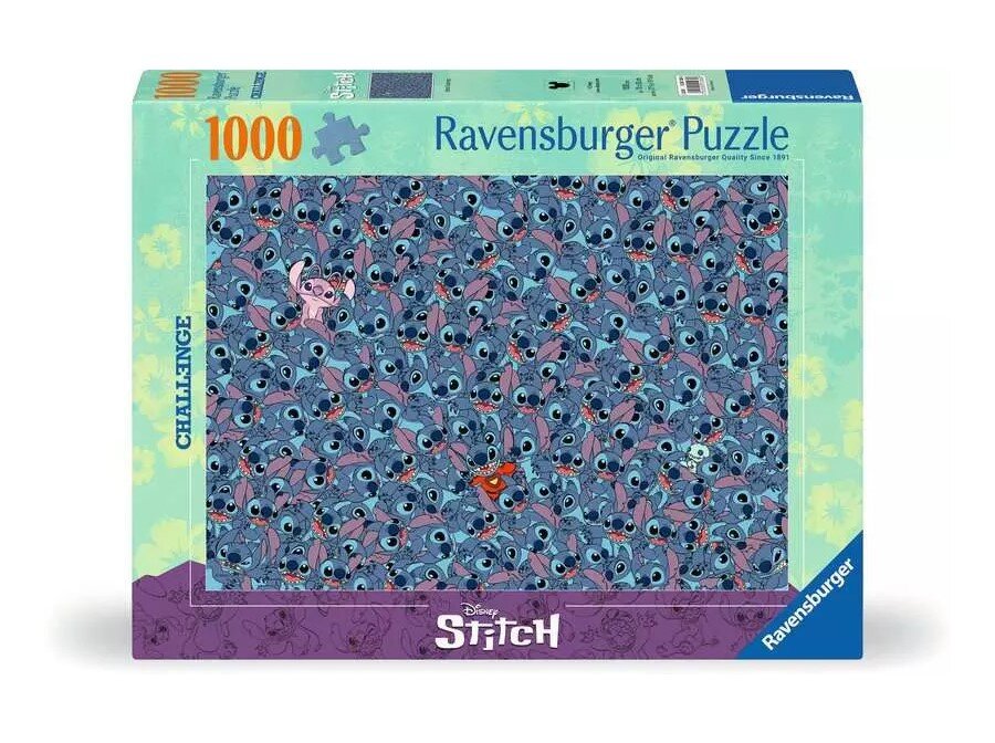 Ravensburger Puslespil - Stitch Challenge 1000 brikker