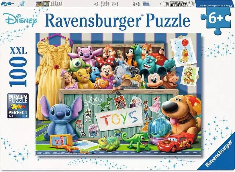 Ravensburger Puslespil - Disney Pixar Multicharacter 100 brikker