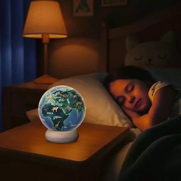 Ravensburger 3D Puslespil - Jordklode med nattelys 72 brikker