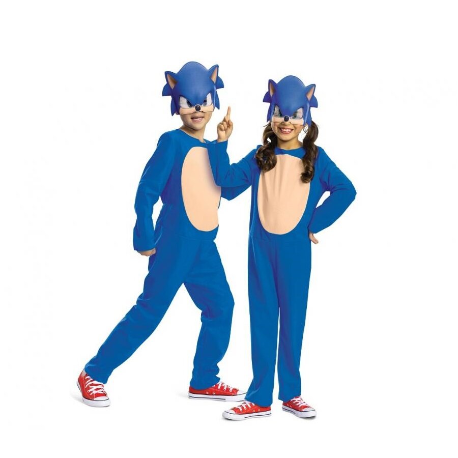 Sonic Kostume 7-8 år