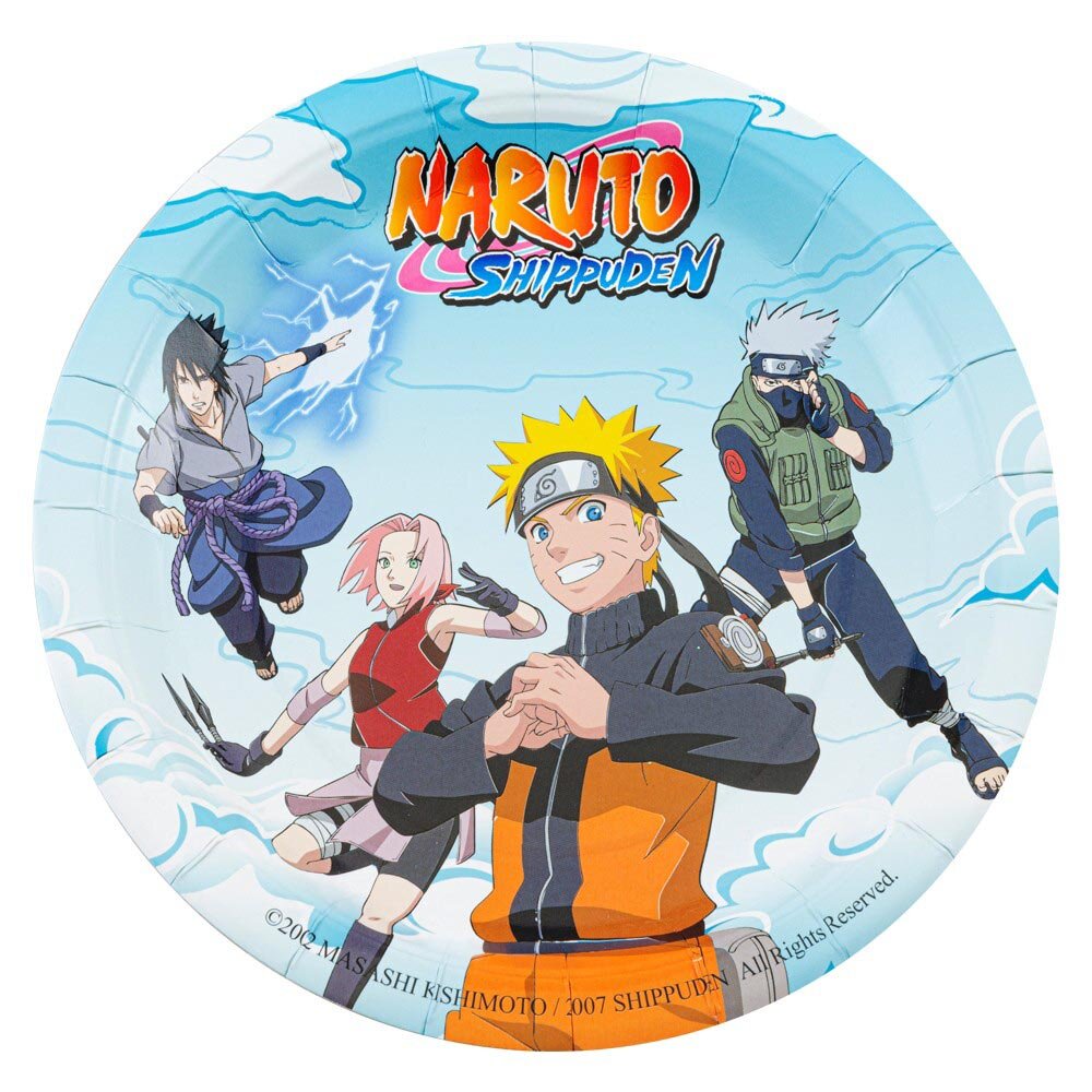 Naruto - Tallerkner 8 stk