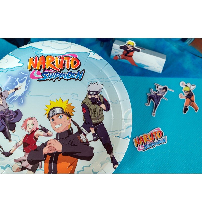 Naruto - Tallerkener 8 stk